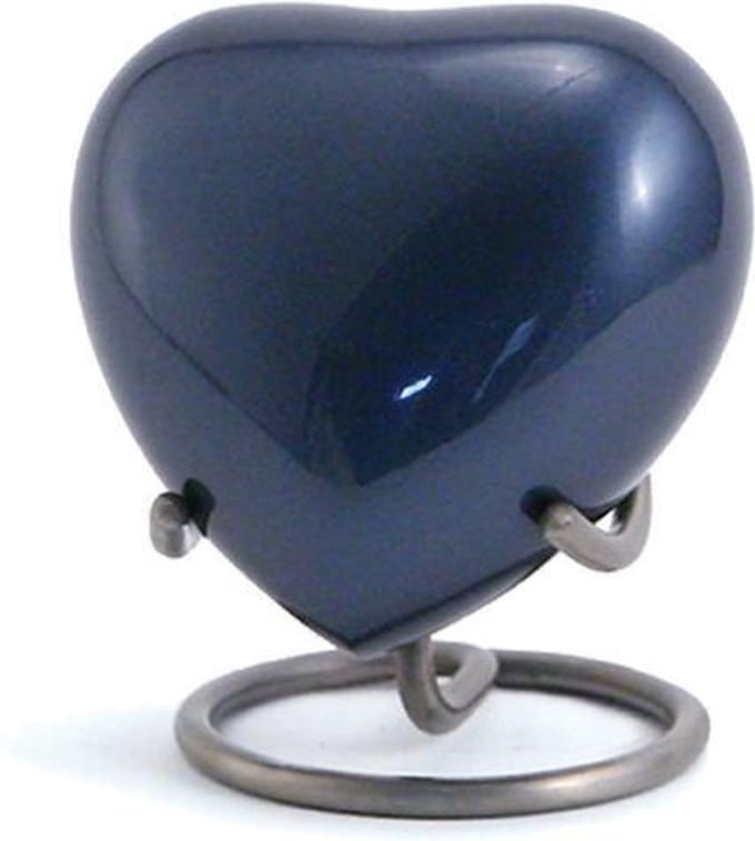 Urnencenter Trinity Moonlight Hartjes urn - Urn - Urn voor as - Urn Hond - Urn Kat - Urn Deelbewaring - Mini Urn - Kunstobject