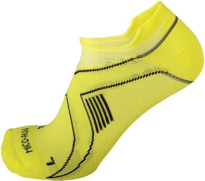 Extralight weight x-performance run sock neon yellow M