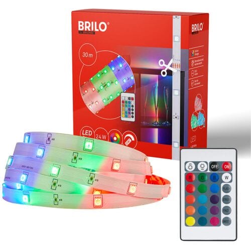 BRILONER RGB LED-strip (30m)