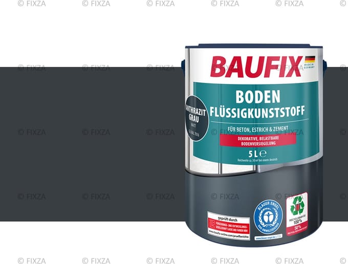 BAUFIX Betonvloer verf antraciet grijs 5 Liter