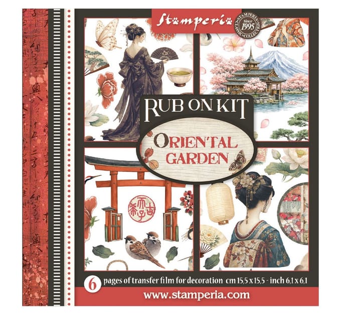 Stamperia Rub On assortiment "Oriental Garden"