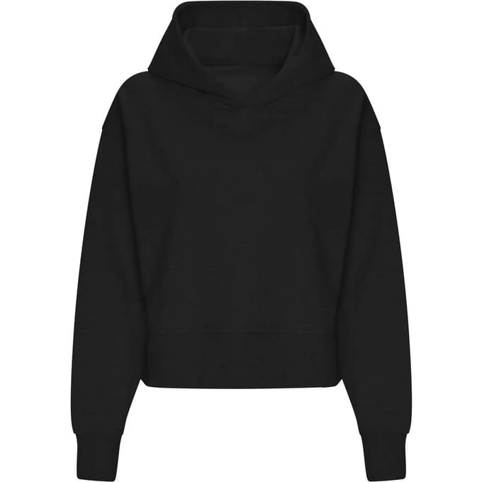 Just Hoods Women's Relaxed Hoodie JH305 - Deep Black - S