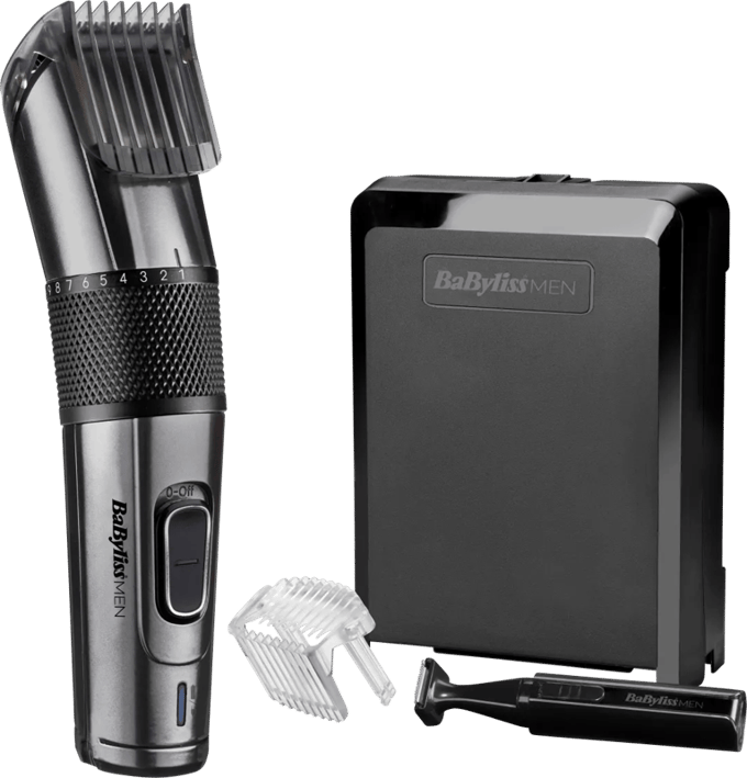 BaByliss Carbon Titanium Tondeuse - 26 Lengtes - Carbon Titanium messen