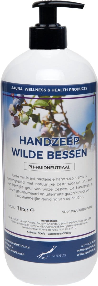 Handzeep Wilde Bessen 1 liter - met gratis pomp