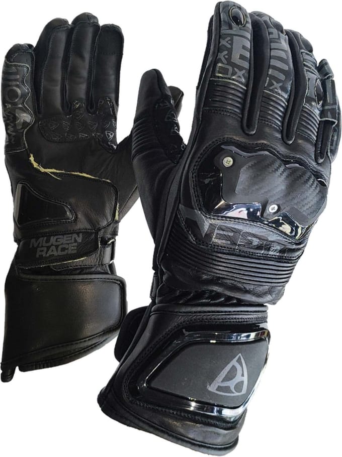 MUGENRACE Le-Vi Sport Zwarte Handschoenen - Handschoen