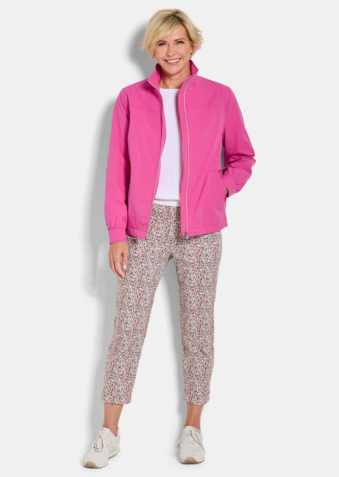 Blousonjas met ritssluiting - pink - Gr. 21 van Goldner Fashion