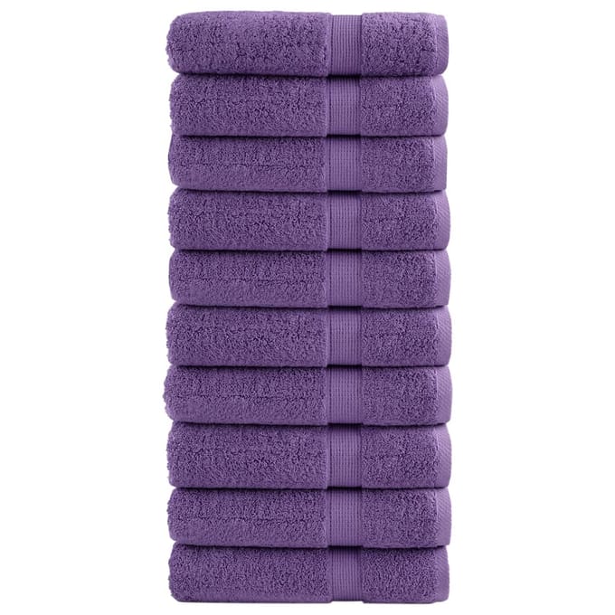 vidaXL - Badhanddoeken - SOLUND - 10 - st - 600 - g/m² - 100x150 - cm