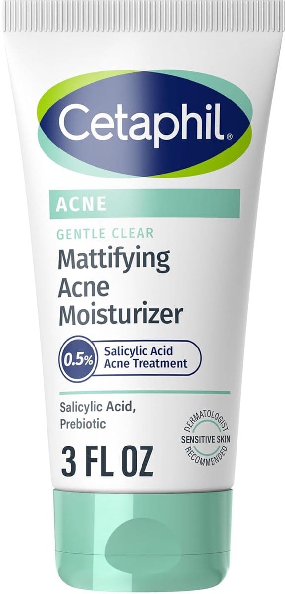 Cetaphil - Face Moisturizer, Gentle Clear Mattifying Acne Moisturizer With 0.5% Salicylic Acid - 89ml