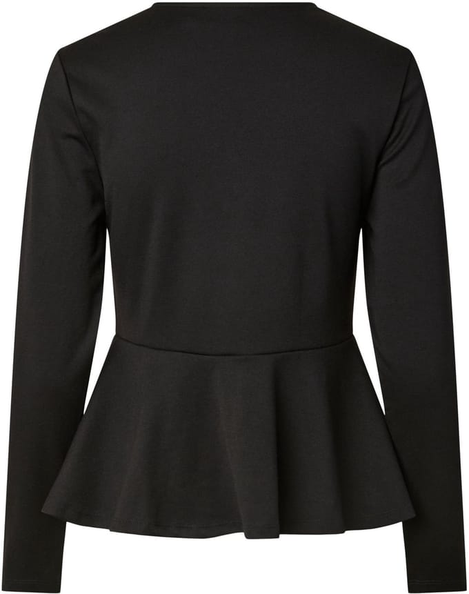 PIECES - PCALISA LS PEPLUM TOP JRS NOOS BC - Meisjes - Blouses
