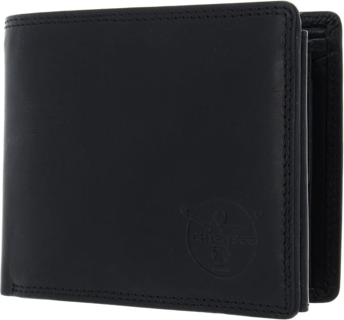 CHIEMSEE Leren Portemonnee Dalian Wallet Black Zwart