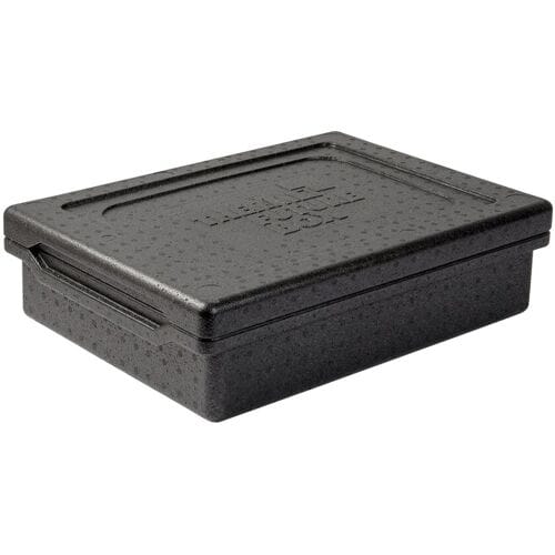 (8 stuks) THERMO FUTURE BOX Thermobox TAKE AWAY - 10 liter - Zwart