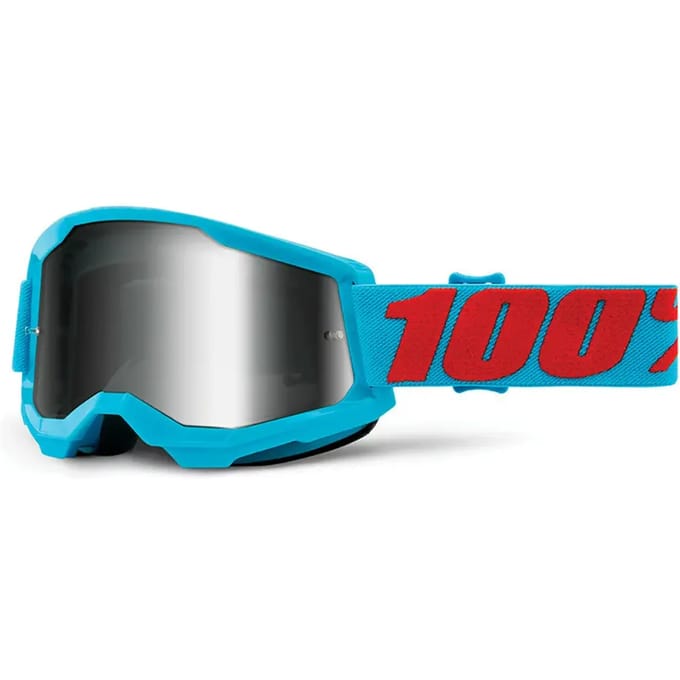 Motorfiets kruis masker iridium scherm 100% Strata 2 Summit