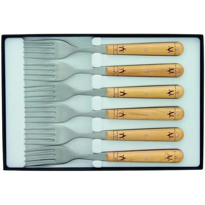 Set van 6 vorken Nontron