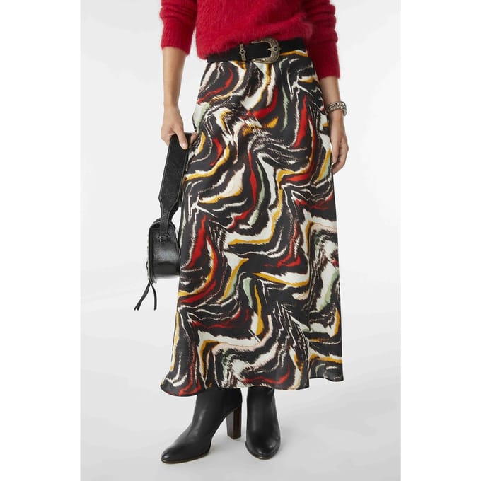 BA&SH Jupe Pom Noir Taglia: 40 | Maxi gonne Outlet | Donna