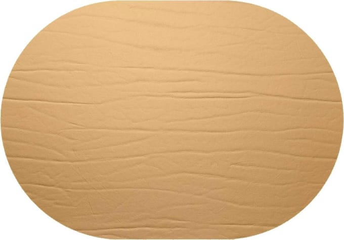 Daff Leatherixx Dumbo Placemat - Leer - Ovaal - 34 x 42 cm - Bronze