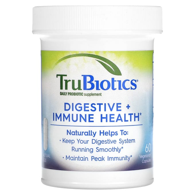 TruBiotics, Santé Digestive et Immunitaire, 60 Capsules Végétales