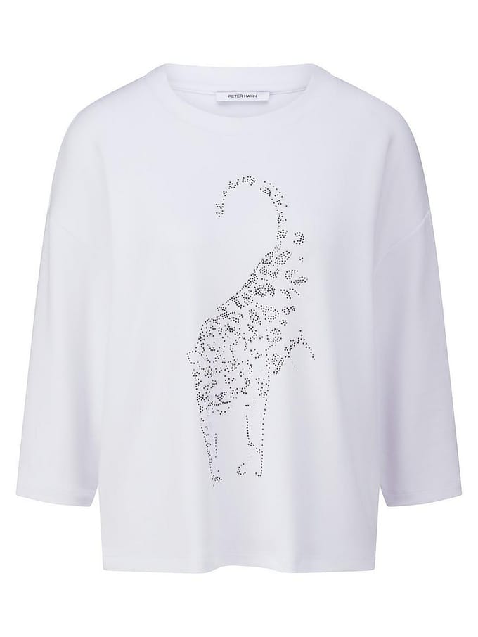 Sweatshirt 3/4-mouwen Van Peter Hahn wit