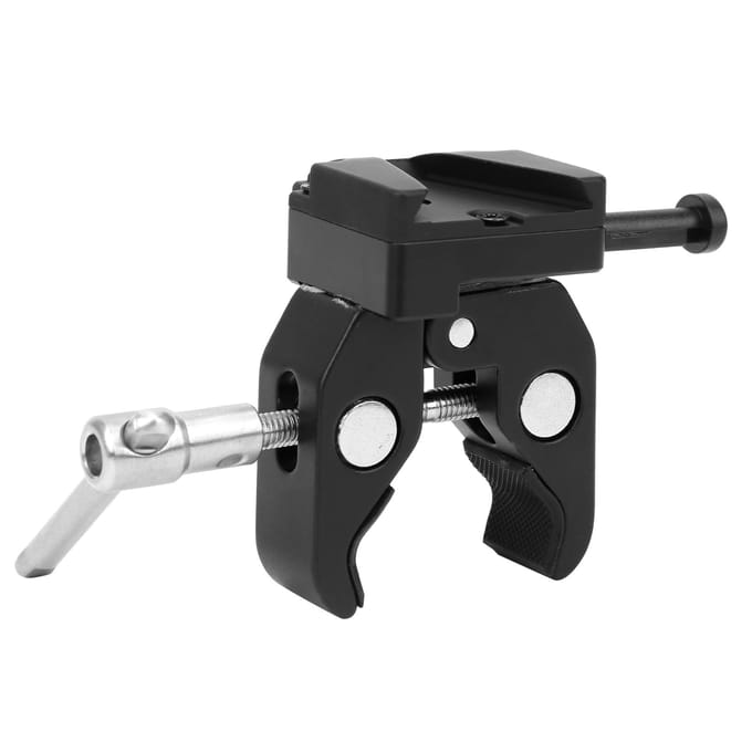Camera V-Mount Batterijklem Adapterplaat voor Montage op Lichtstatief Bureau black