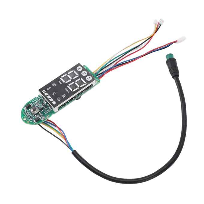 Elektrische Scooter Circuit Board ABS Waterdicht Elektrische Scooter Dashboard Circuit Board Vervanging black