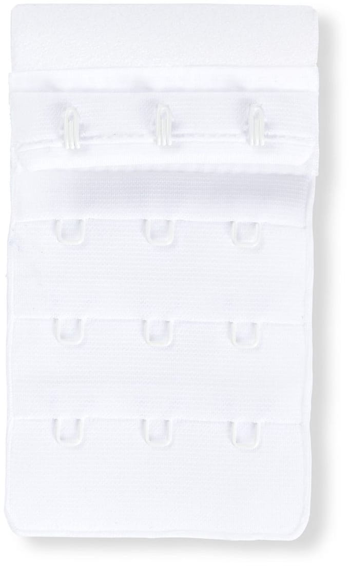 PRYM BH-verlengstuk 50 mm 3 x 3 haken wit 992150 - Lingerie accessoires - Prym
