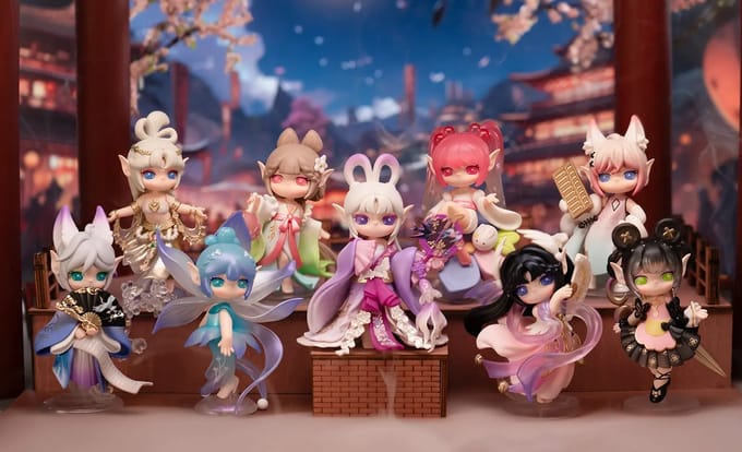 Robotime Suri's Lingfeng Town - Blind Box - SJXX - Verrassingsbox - Verzamelen - Cadeautip