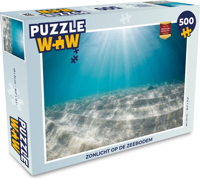 Puzzel Zonlicht op de zeebodem - Legpuzzel - Puzzel 500 stukjes