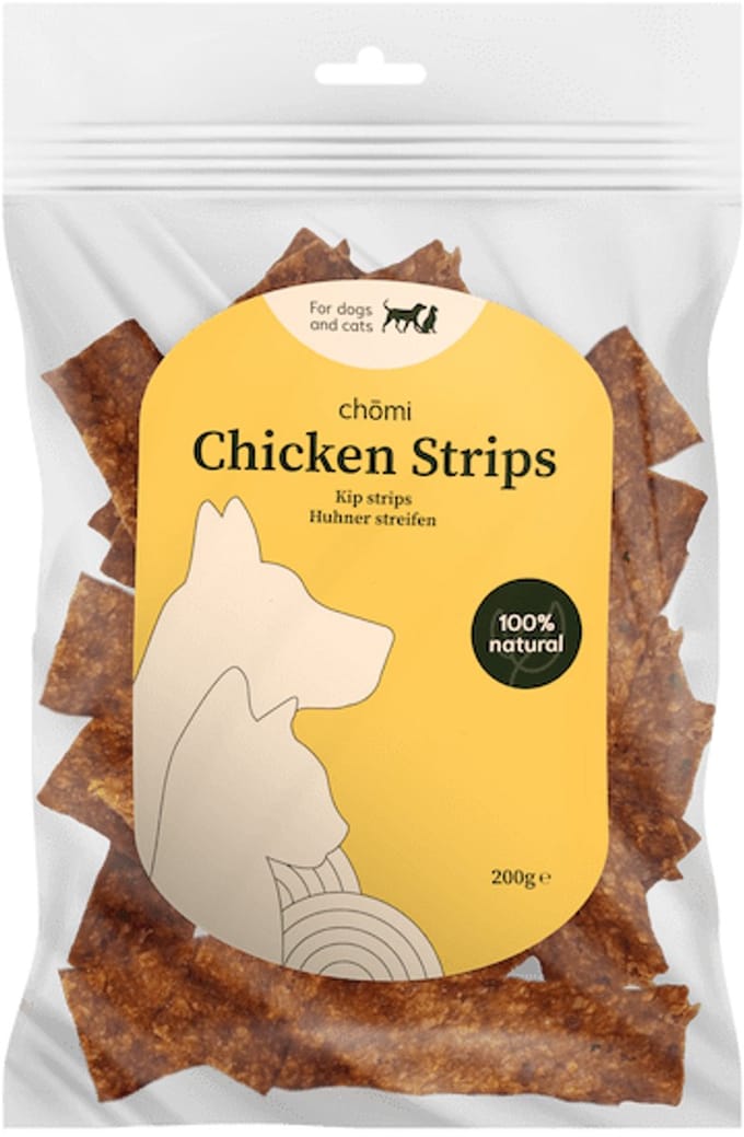 Chomi Pets - Kipfilet Strips - 200 gram