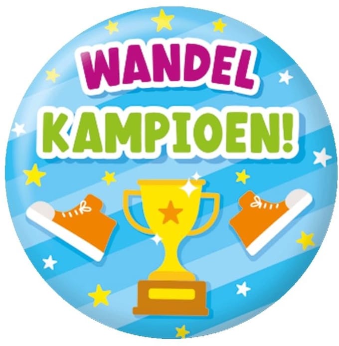Button Wandel Kampioen - vierdaagse - 5,5cm