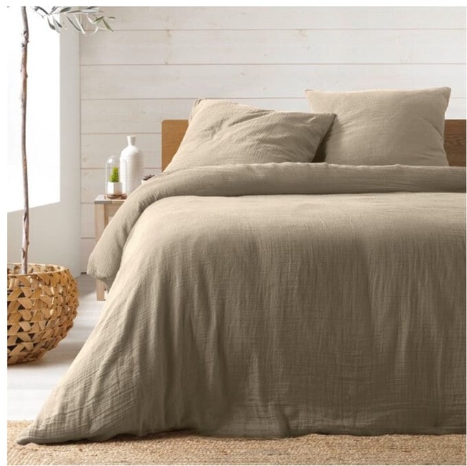 Katoenen gaas bedset 240x260cm
