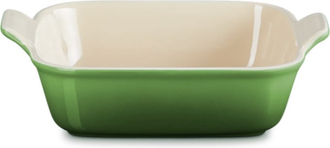 Le Creuset Ovenschaal vierkant 23cm Bamboo groen