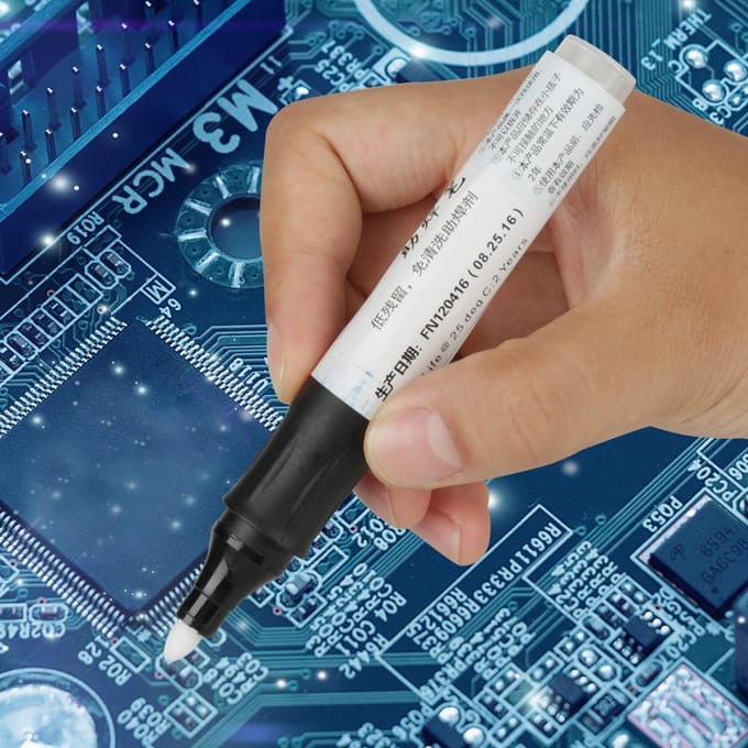 1pc 13cm 951 Soldering Rosin Flux Pen Low Solids NOn clean Solder for Solar Cell Panel