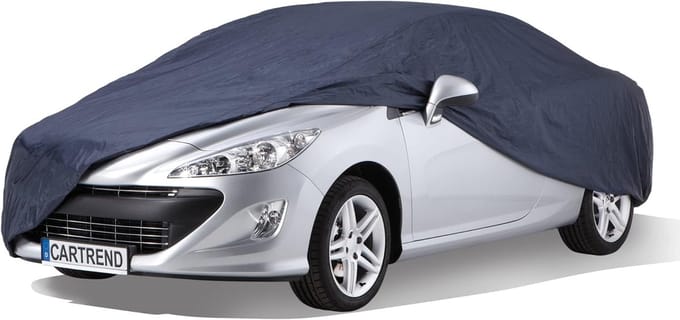 Volledige garage autoafdekzeil XL - Weerbestendig polyester met opbergtas
