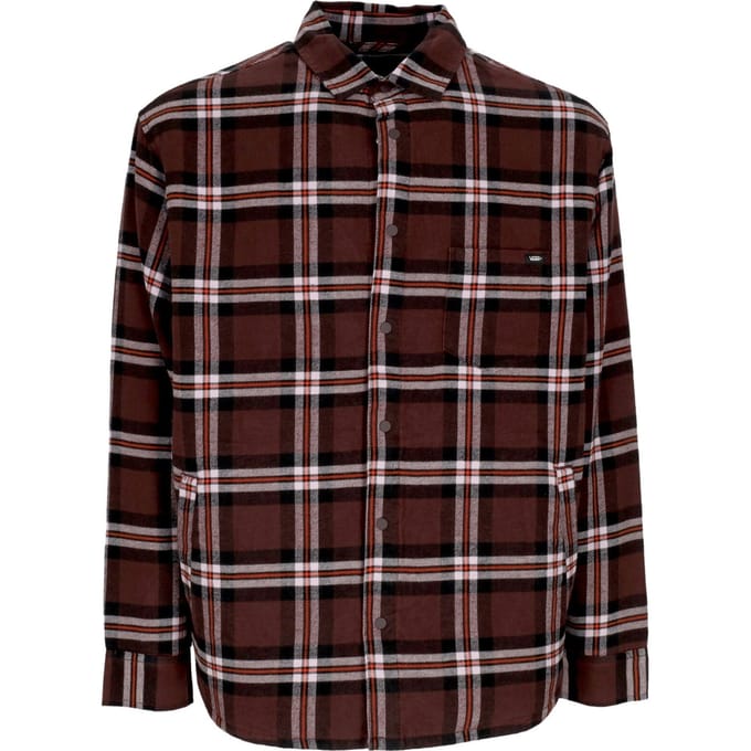 Kesler gewatteerd herenoverhemd L/s geweven overhemd Fudge/lavendel Frost
