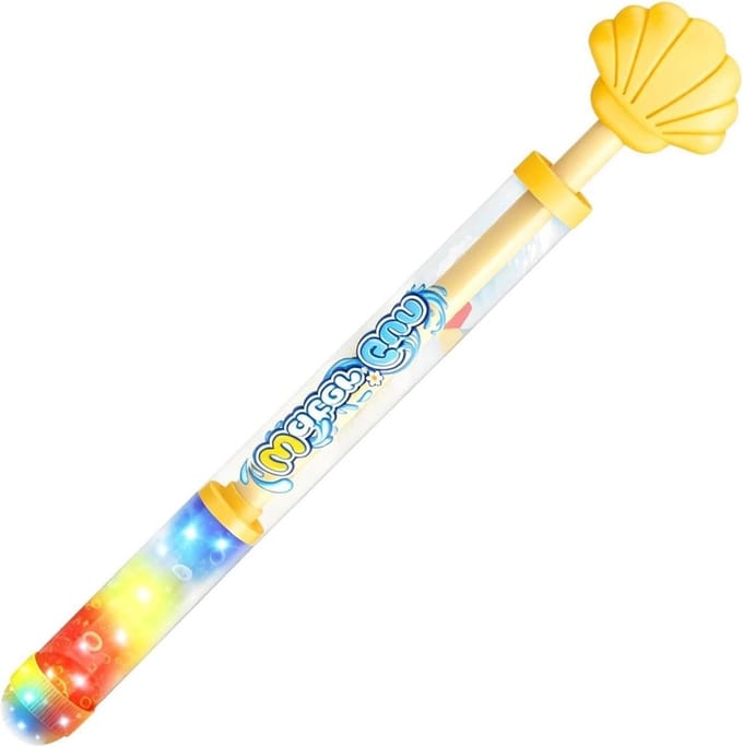 Waterspuit - Waterpistool - Buiten spelen - Interactieve verlichting - 35 cm - Geel