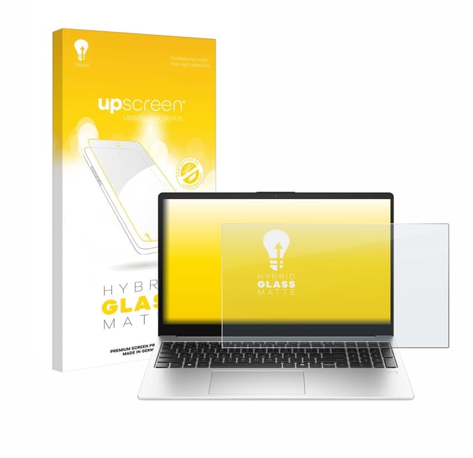 upscreen - Screenprotector voor HP 250R G10 15.6" - Folie Beschermfolie Beschermglas matte
