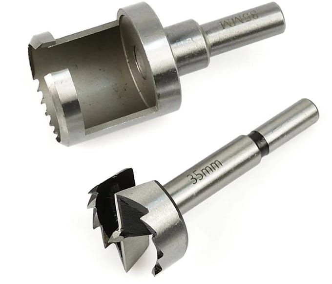 GEKO Forstner- en plugfrezenset - HCS staal - 35 mm - Voor houtbewerking