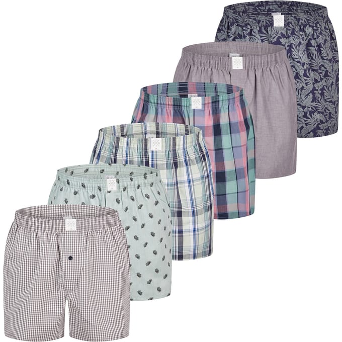 MG-1 Wijde boxershorts heren 6-pack pack d520