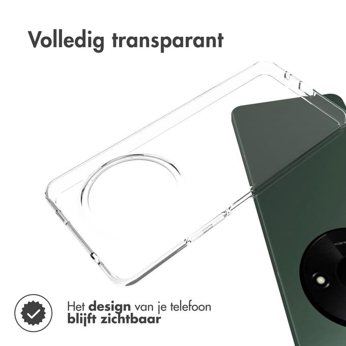 Accezz Hoesje - Geschikt voor Xiaomi Redmi A3 - Clear Backcover - Transparant