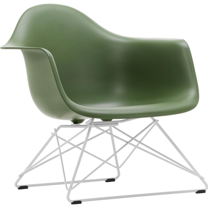 Vitra Eames Plastic Armchair LAR - forest RE - wit - forest RE