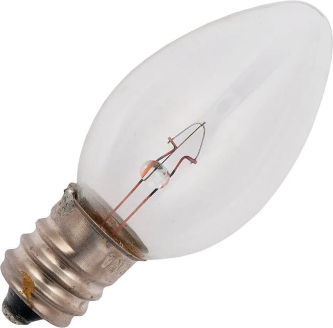 Schiefer E12 Kaars Gloeilamp | 3W 2700K 13lm 12V | Dimbaar