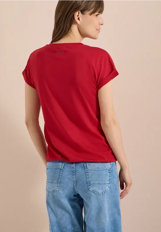 Shirt met korte mouwen in tuniekstijl
