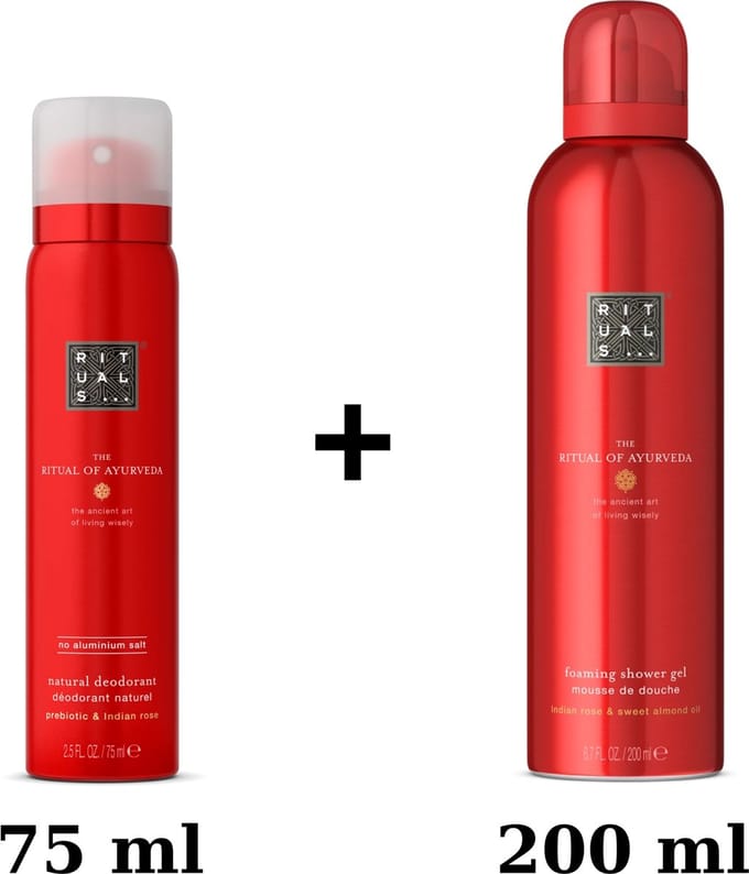 Rituals - Ayurveda - Duo Set - Shower Gel 200 ml + Natural Deodorant 75 ml