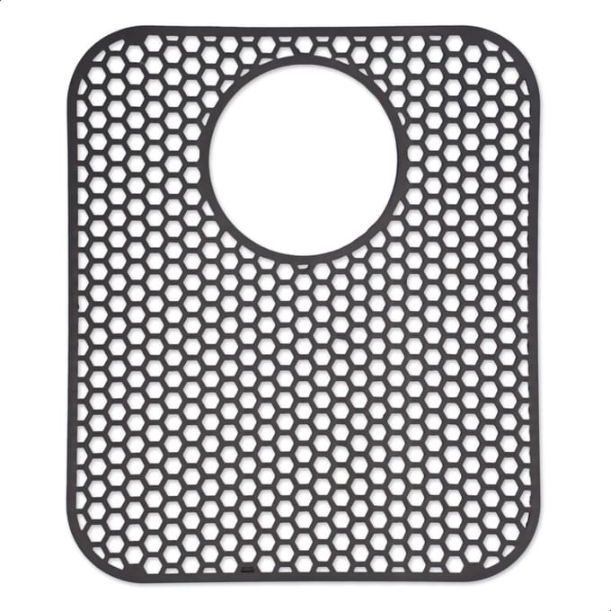 Bodo® Gootsteenmat - Rechthoekig - Grijs - 34 x 29 cm