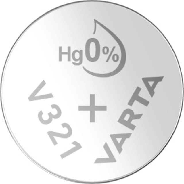 Batterij VARTA knoopcel 1x V321/SR65 zilver