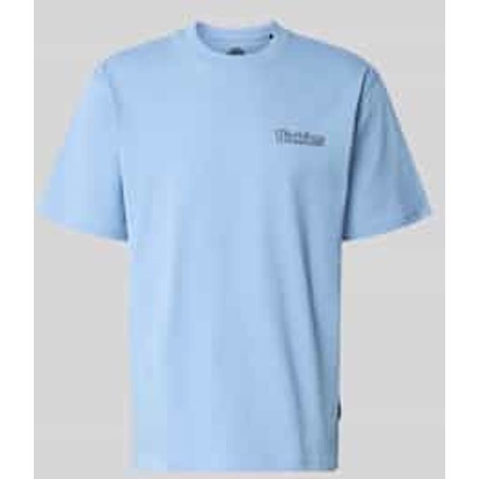 T-shirt met labelprint model 'FAIRLAWN'