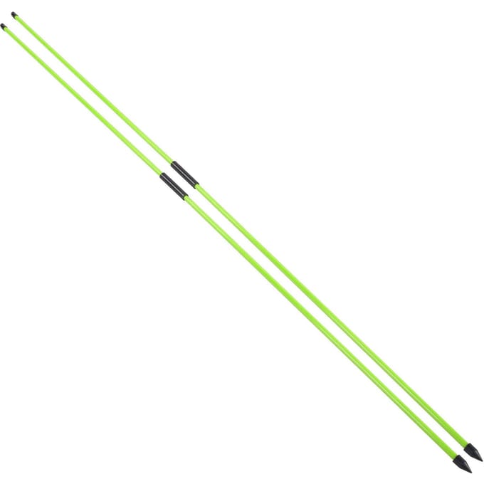 Bâtons d'alignement de golf en fibre de verre, 2 sections, pliables, indicateur de direction, AidGreen