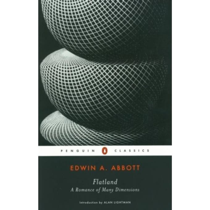 Flatland by Edwin Abbott Paperback Boek 9780140435313