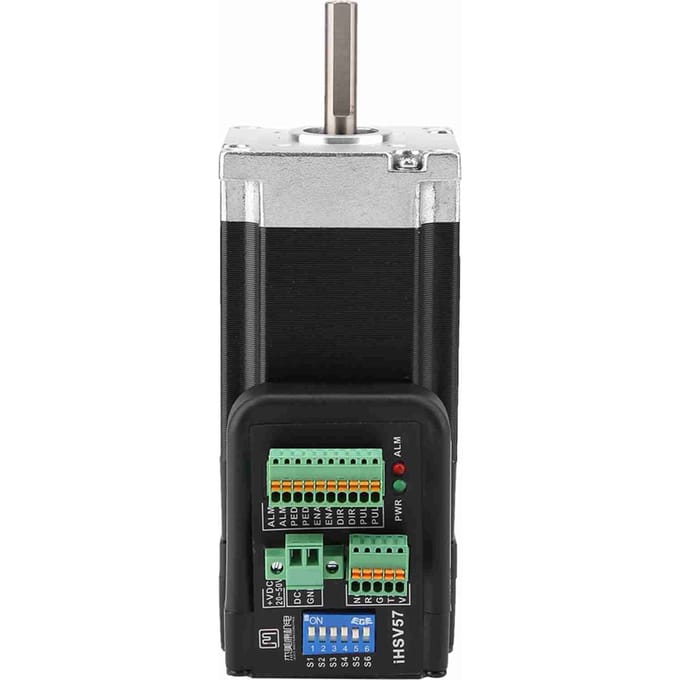 140W 3000rpm 0,45Nm Geïntegreerde Servomotor DC 36V voor Automatiseringapparatuur