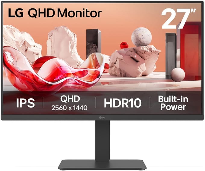 27" LG 27BA45QB-B computer monitor