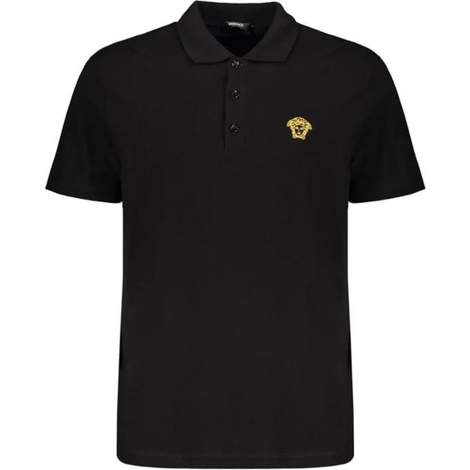 Versace Zwarte Katoenen T-Shirt